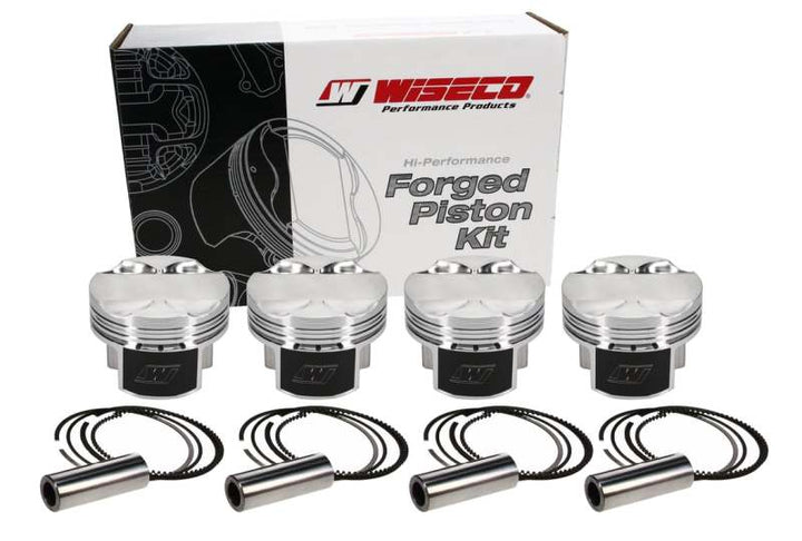 Wiseco Mitsubishi EVO 10 4B11-T 2008+ -4.5cc Piston Shelf Stock Kit - Bull Strap