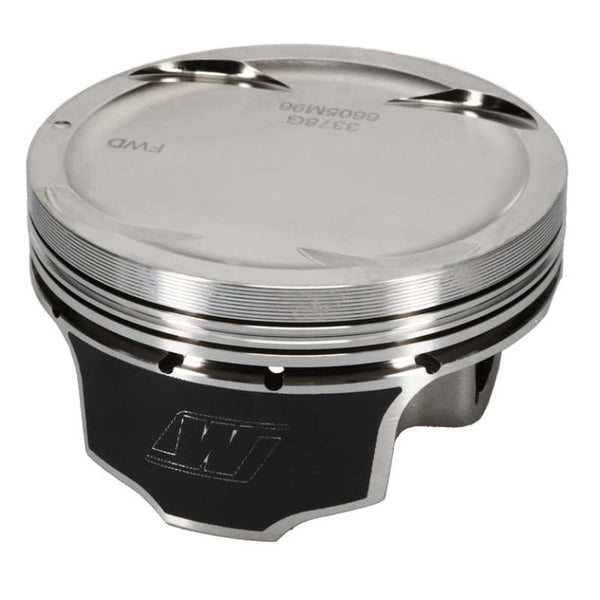 Wiseco Nissan 04 350Z VQ35 4v Dished -10cc 96mm Piston Shelf Stock Kit - Bull Strap