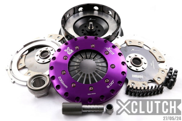 XClutch 07-10 BMW 335i Base 3.0L 9in Twin Solid Ceramic Clutch Kit (8 Bolt/PB in Input Shaft) - Bull Strap