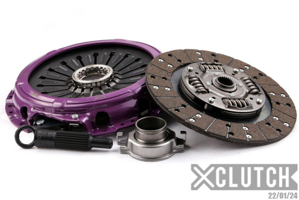 XClutch 07-17 Mitsubishi Lancer EVO X 2.0L Stage 1 Steel Backed Organic Clutch Kit - Bull Strap