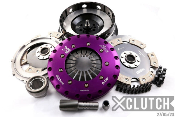 XClutch 11-13 BMW 335is Base 3.0L 9in Twin Solid Ceramic Clutch Kit (6 Bolt/PB in Input Shaft) - Bull Strap