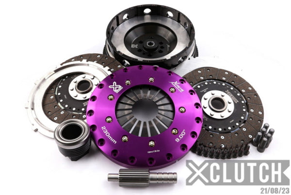 XClutch 15-18 BMW M3 Base 3.0L 9in Twin Solid Organic Clutch Kit - Bull Strap