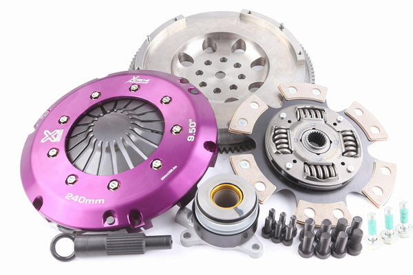 XClutch 23-24 Toyota GR Corolla Morizo Edition 1.6L Stage 2R Extra HD Sprung Ceramic Clutch Kit - Bull Strap