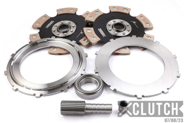 XClutch BMW 9in Twin Solid Ceramic Multi-Disc Service Pack - Bull Strap