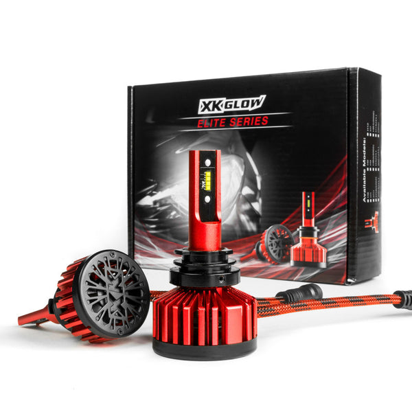 XK Glow H11/H8/H9 ELITE Series LED Headlight Kit - Bull Strap