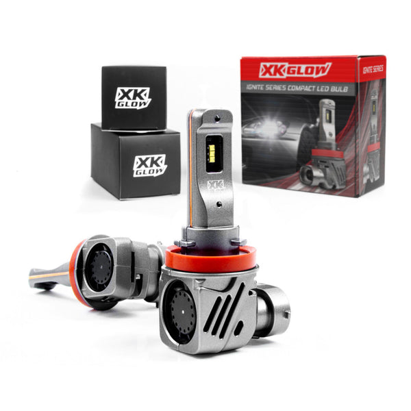 XK Glow HB3 9005 IGNITE Series Compact LED Bulb Kit - Bull Strap