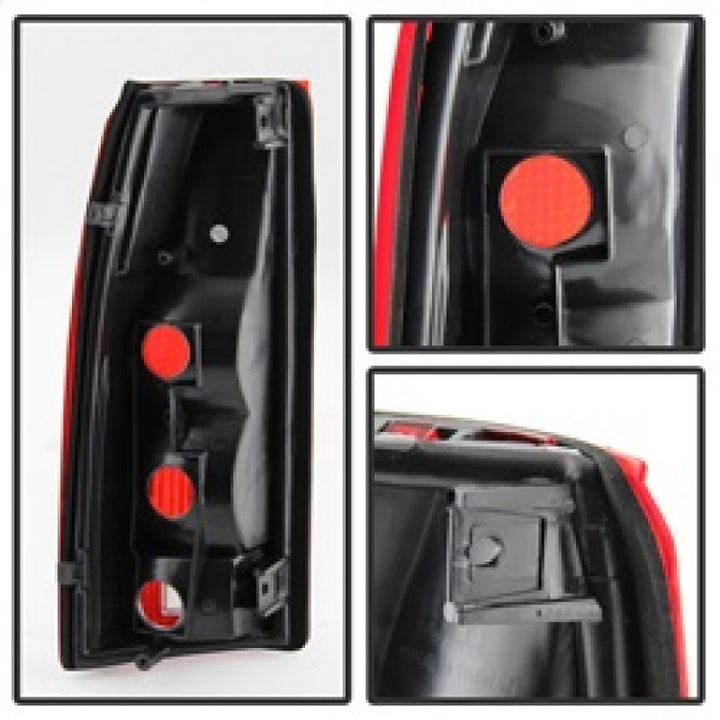 xTune Chevy Blazer Full Size 92-94 / Cadillac Escalade 99-00 Tail Light OEM ALT-JH-CCK88-OE-RC - Bull Strap