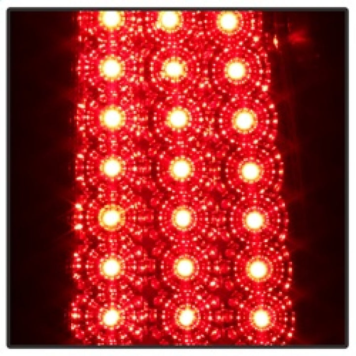 xTune Chevy Silverado 1500/2500/3500 03-06 LED Tail Lights Red Clear ALT-ON-CS03-LED-RC - Bull Strap