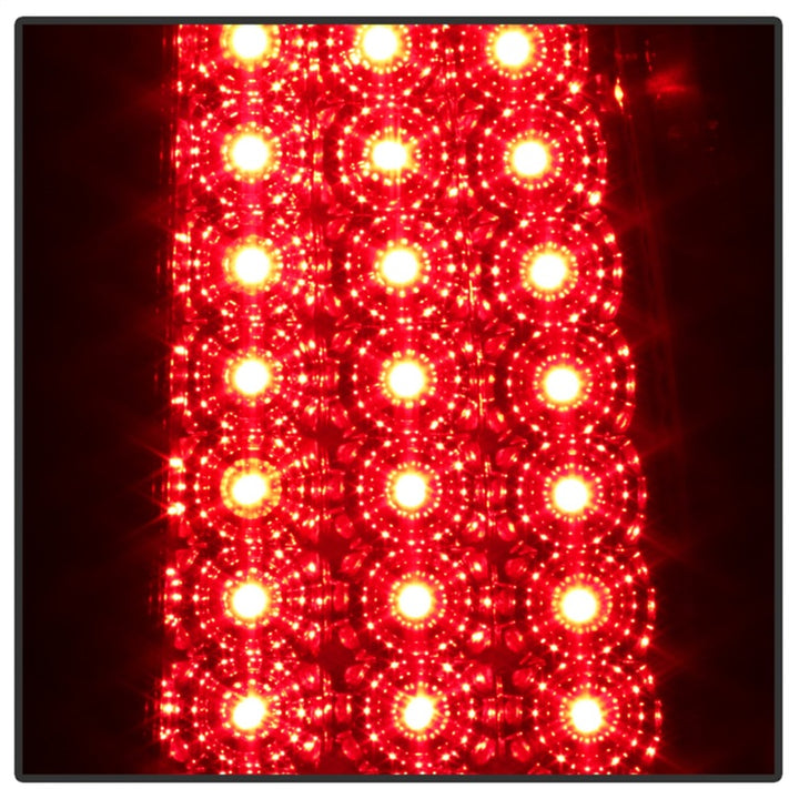 xTune Chevy Silverado 1500/2500/3500 99-02 LED Tail Lights Red Clear ALT-ON-CS99-LED-RC - Bull Strap