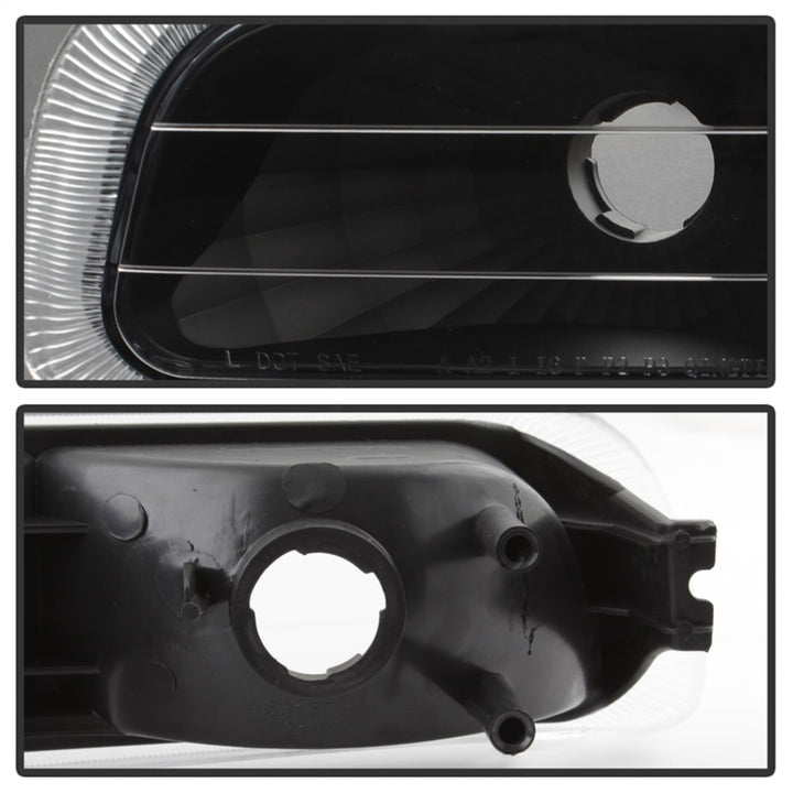 xTune Chevy Silverado 99-02 Amber Reflector Bumper Lights Black CBL-JH-CS99-AM-BK - Bull Strap