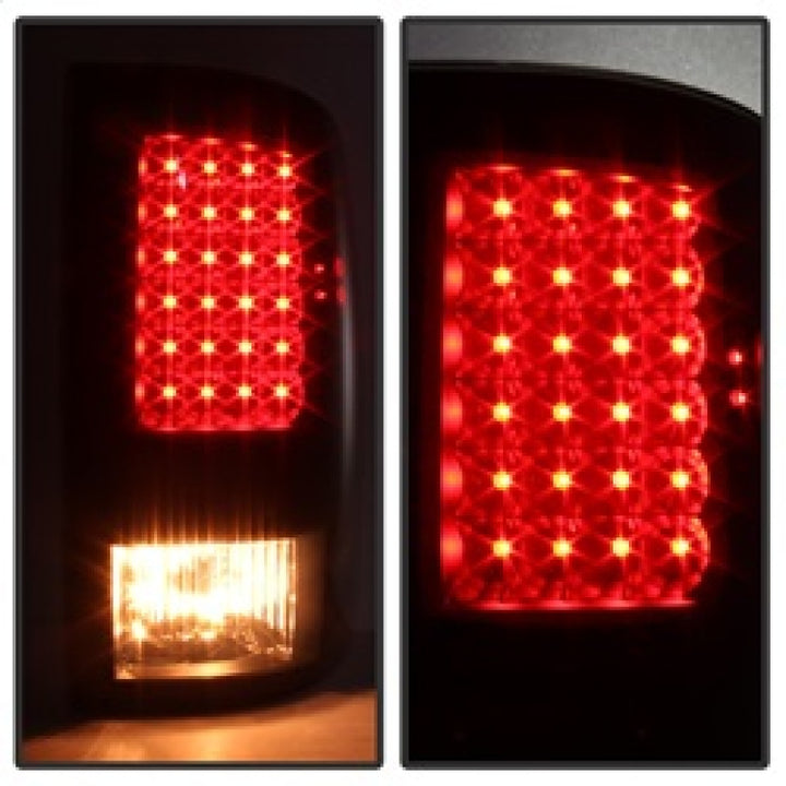 xTune Dodge Ram 1500 09-14 LED Tail Lights Incandescent Model Only Black Smoke ALT-JH-DR09-LED-BKSM - Bull Strap
