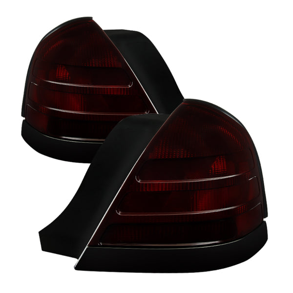 xTune Ford Crown Victoria 1999-2011 OEM Style Tail Light Red Smoked ALT-JH-FCV98-OE-RSM - Bull Strap