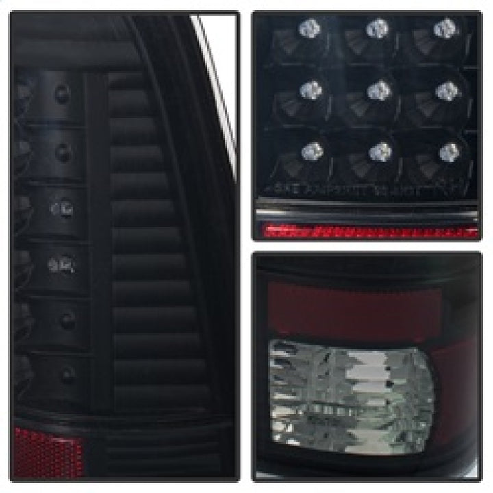 xTune Ford F250/350/450/550 Super Duty 99-07 LED Tail Lights Black Smoke ALT-JH-FF15097-LED-BKSM - Bull Strap