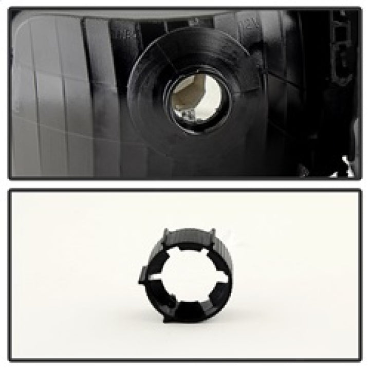 xTune Ford Ranger 93-97 Crystal Headlights w/ Corner Lights 4pcs Sets Black HD-JH-FR93-SET-BK - Bull Strap