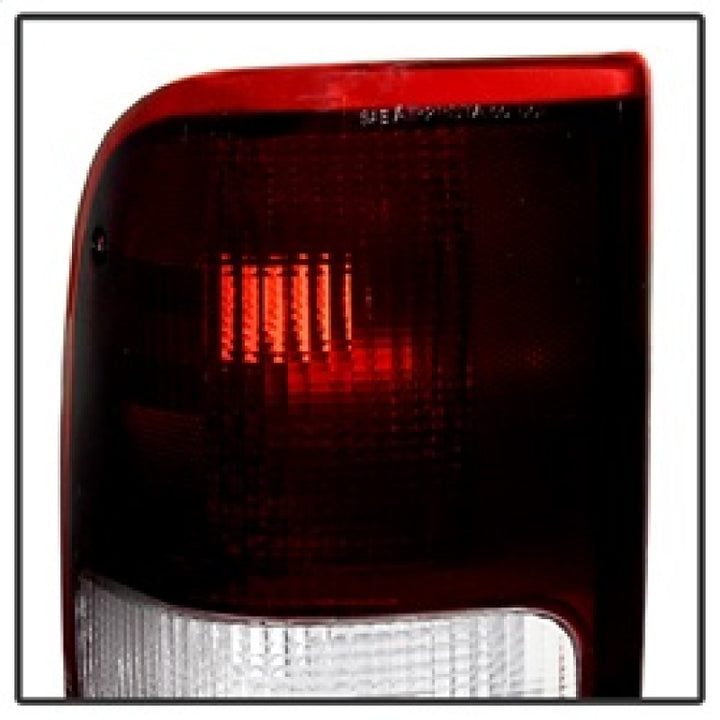 xTune Ford Ranger 93-97 OE Style Tail Lights Red Smoked ALT-JH-FR93-OE-RSM - Bull Strap
