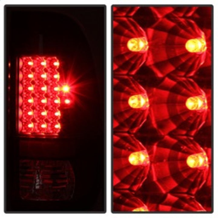 xTune Ford Super Duty 08-15 LED Tail Lights Black ALT-JH-FS08-LED-BK - Bull Strap