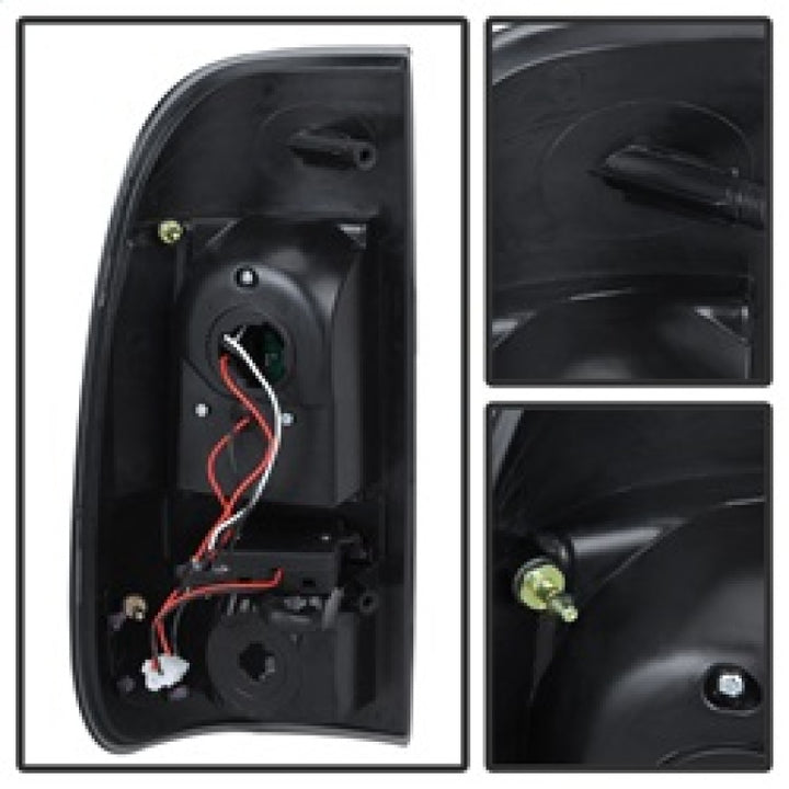 xTune Ford Super Duty 08-15 LED Tail Lights Black ALT-JH-FS08-LED-BK - Bull Strap