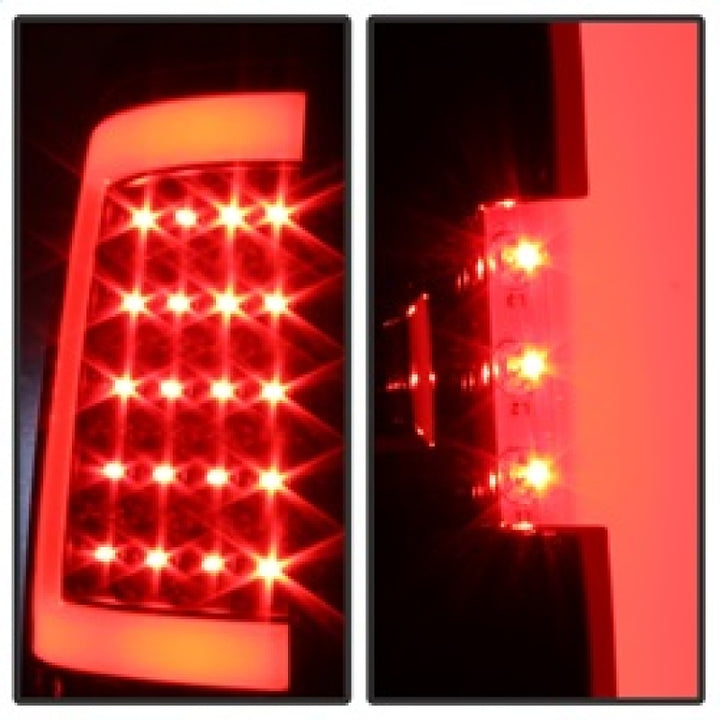 xTune GMC Sierra 07-13 LED Tail Lights Black ALT-ON-GS07-G2-LED-BK - Bull Strap