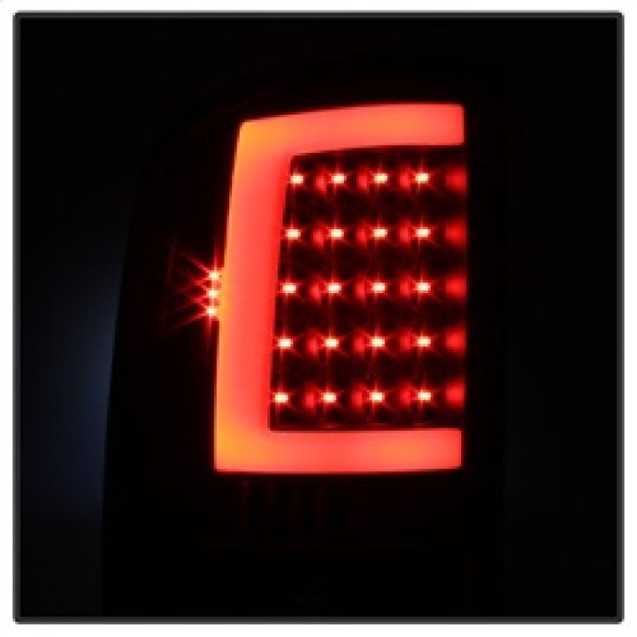 xTune GMC Sierra 07-13 LED Tail Lights Black ALT-ON-GS07-G2-LED-BK - Bull Strap