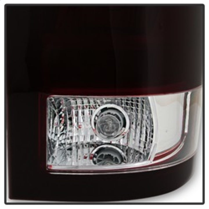 xTune GMC Sierra 2007-2013 OEM Style Tail Light Red Smoked ALT-JH-GS07-OE-RSM - Bull Strap