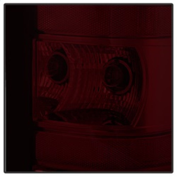 xTune GMC Sierra 2007-2013 OEM Style Tail Light Red Smoked ALT-JH-GS07-OE-RSM - Bull Strap
