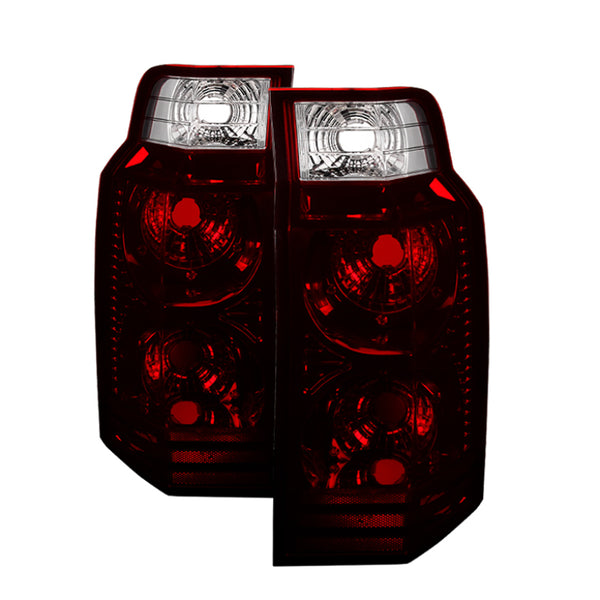 xTune Jeep Commander 06-10 OEM Style Tail Lights -Red Smoked ALT-JH-JCOM06-OE-RSM - Bull Strap