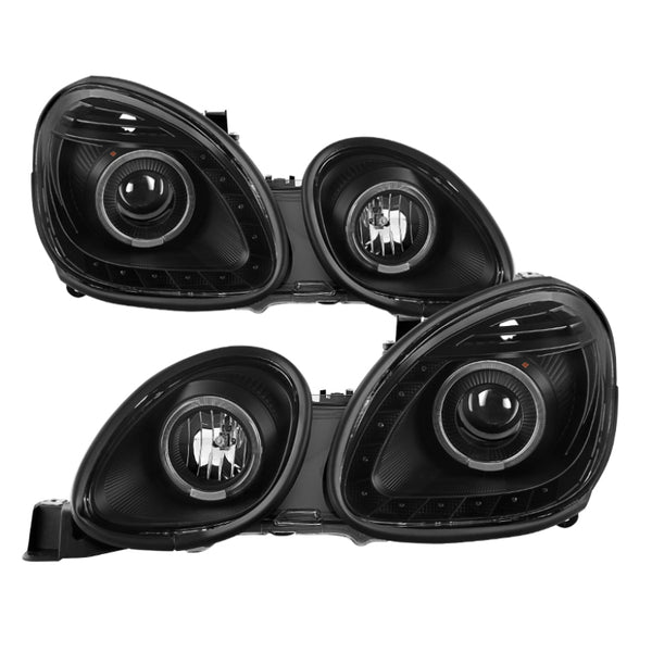 xTune Lexus GS300/GS400/GS430 98-05 Halogen Only Halo Projector Headlights Black PRO-JH-LGS98-LED-BK - Bull Strap