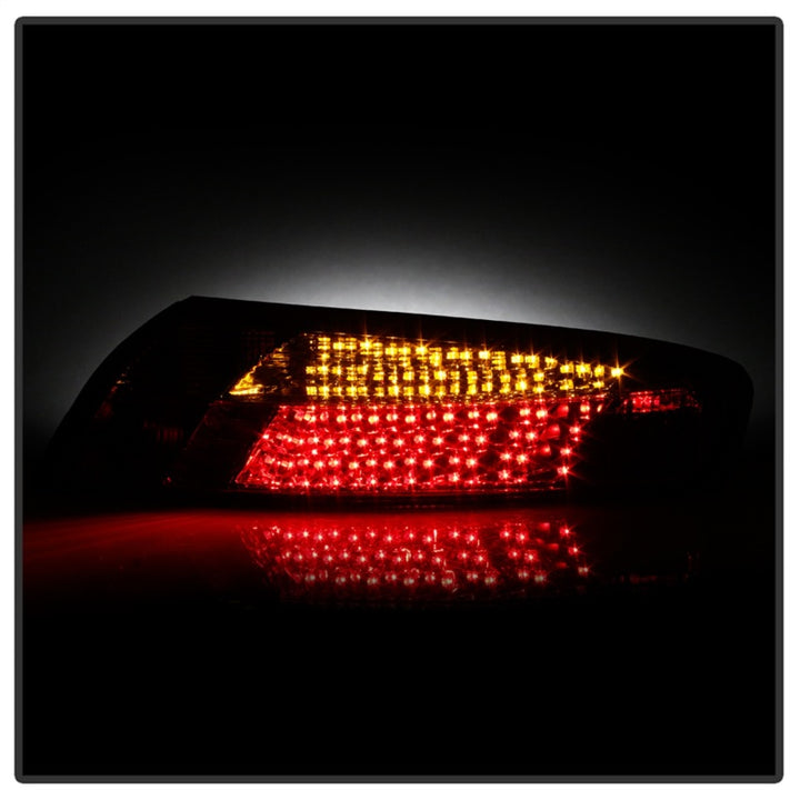 xTune Porsche 911 996 ( Non 4S. Turbo. GT3 ) 99-04 LED Tail Lights Red Clear ALT-ON-P99699-LED-RC - Bull Strap