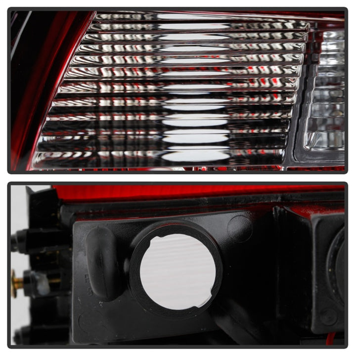 xTune Porsche 911 996 ( Non 4S. Turbo. GT3 ) 99-04 LED Tail Lights Red Clear ALT-ON-P99699-LED-RC - Bull Strap