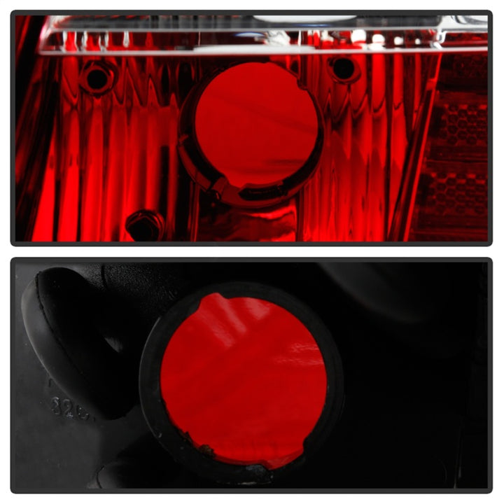 xTune Porsche 911 996 ( Non 4S. Turbo. GT3 ) 99-04 LED Tail Lights Red Clear ALT-ON-P99699-LED-RC - Bull Strap