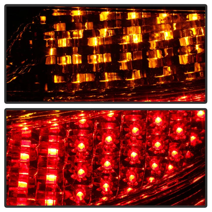 xTune Porsche 911 996 ( Non 4S. Turbo. GT3 ) 99-04 LED Tail Lights Red Clear ALT-ON-P99699-LED-RC - Bull Strap