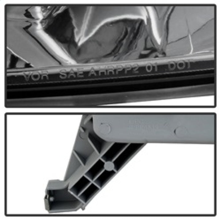 xTune Toyota 4Runner 03-05 Crystal Headlights Black HD-JH-T4R03-AM-BK - Bull Strap