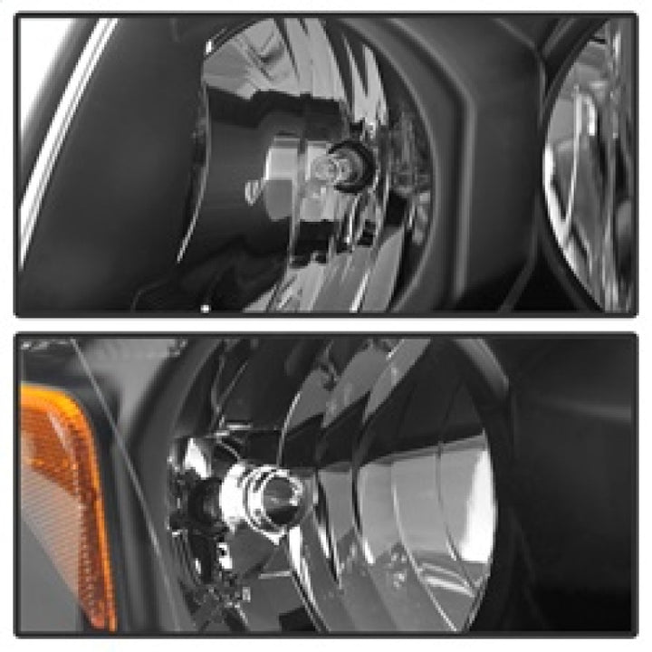 xTune Toyota 4Runner 03-05 Crystal Headlights Black HD-JH-T4R03-AM-BK - Bull Strap