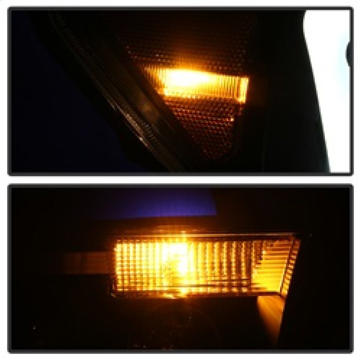 xTune Toyota Tundra 07-13 LED Light Bar Projector Headlights Black PRO-JH-TTU07-LED-BK - Bull Strap