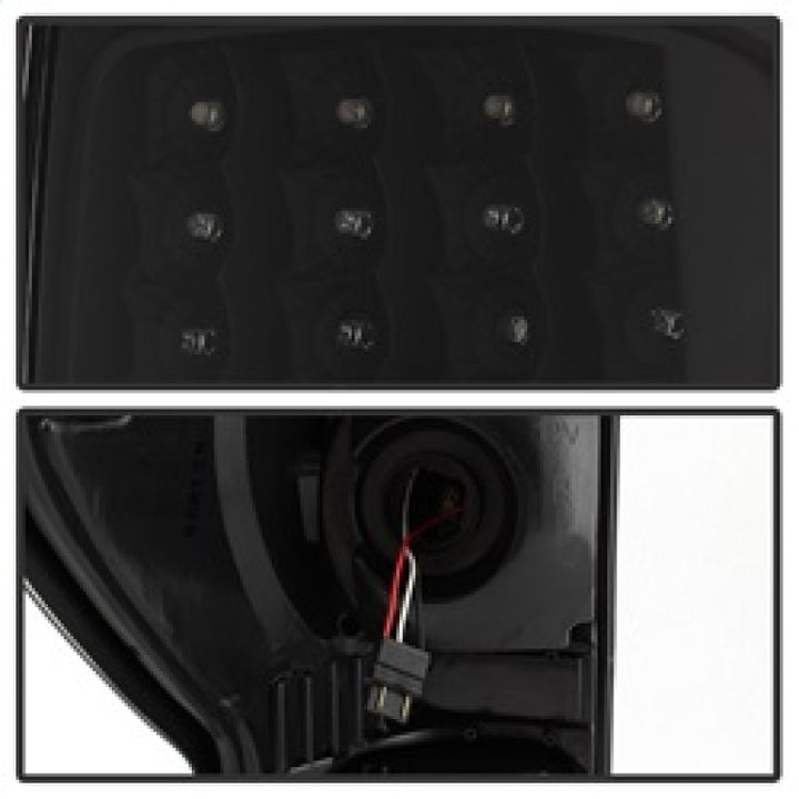 xTune Toyota Tundra 07-13 LED Tail Lights Black ALT-ON-TTU07-LED-BK - Bull Strap