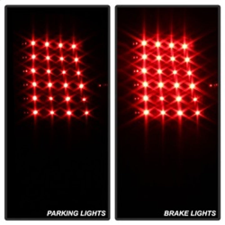 xTune Toyota Tundra 07-13 LED Tail Lights Black ALT-ON-TTU07-LED-BK - Bull Strap