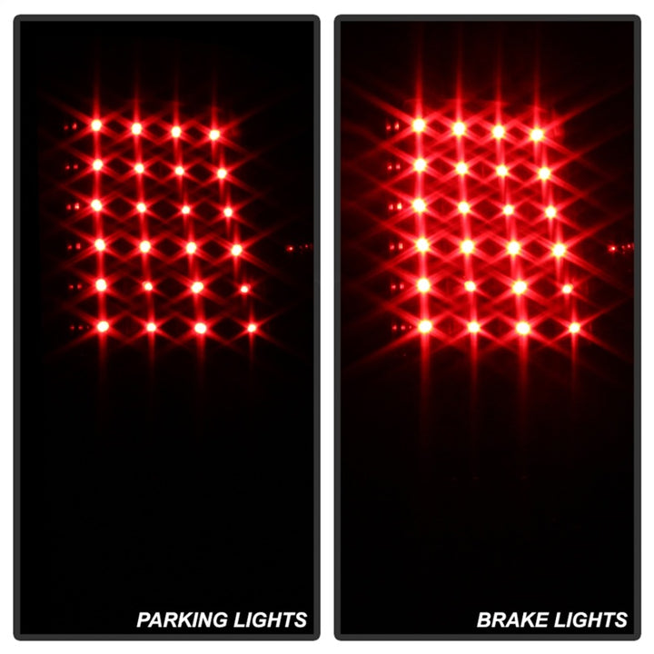 xTune Toyota Tundra 07-13 LED Tail Lights Black ALT-ON-TTU07-LED-BK - Bull Strap