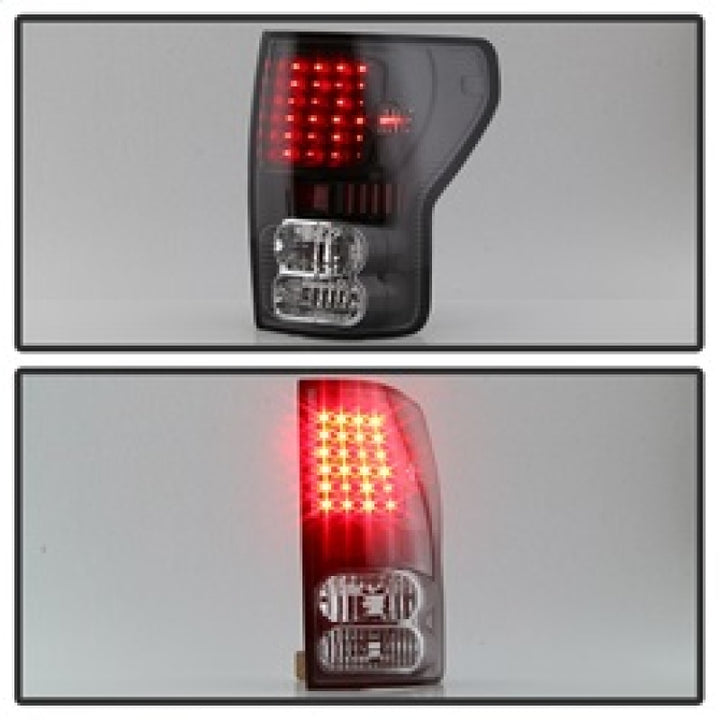 xTune Toyota Tundra 07-13 LED Tail Lights Black ALT-ON-TTU07-LED-BK - Bull Strap