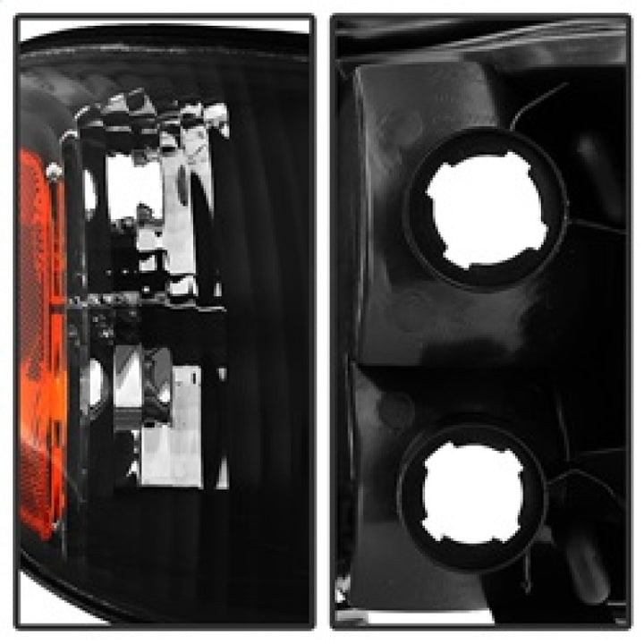 xTune Toyota Tundra Double Cab 05-06 OEM Style Headlights & Corner Lights Black HD-JH-TTUN05-AM-BK - Bull Strap