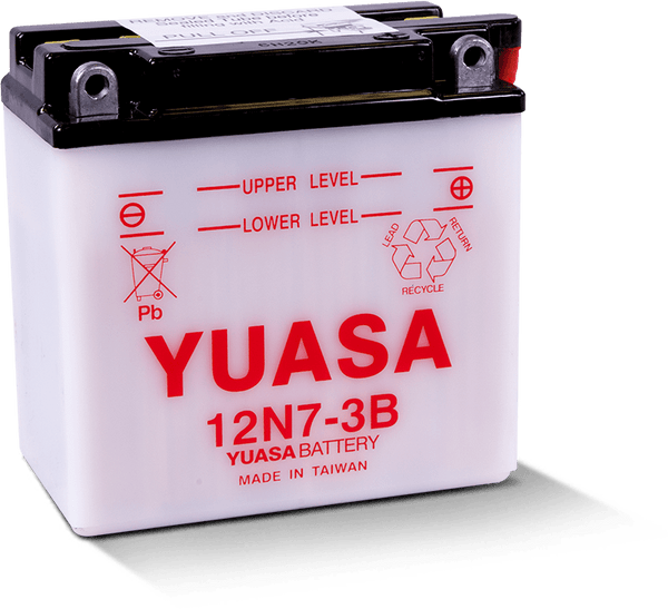 Yuasa 12N7-3B Conventional 12-Volt Battery - Bull Strap