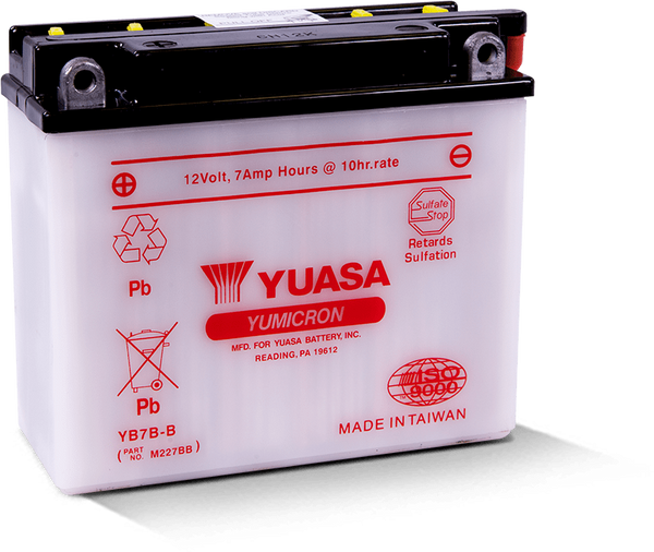 Yuasa YB7B-B Yumicron 12-Volt Battery - Bull Strap