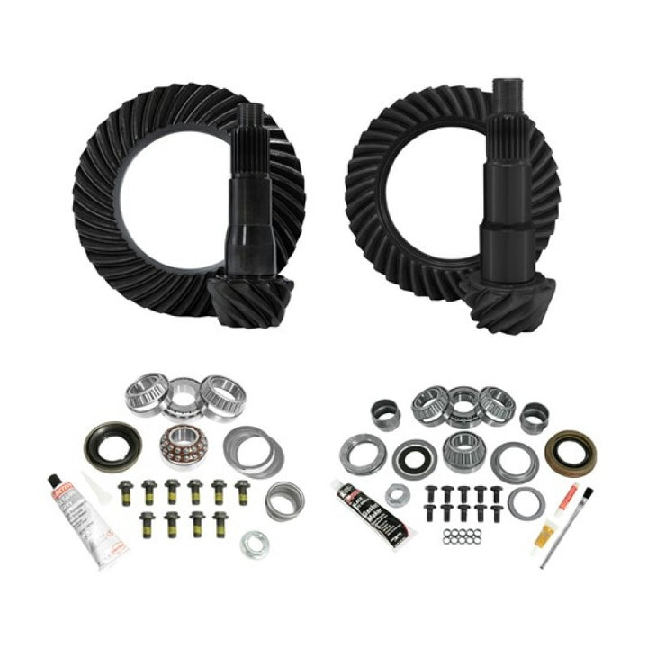 Yukon Complete Gear and Kit Pkg. for JL Jeep Non-Rubicon w/ D35 Rear & D30 Front - 4:56 Gear Ratio - Bull Strap