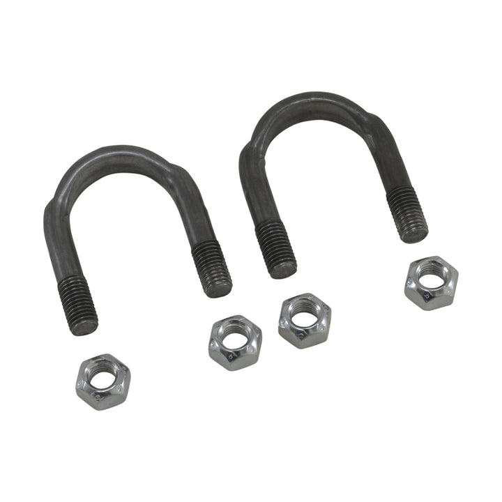 Yukon Gear 1310 and 1330 U/Bolt Kit (2 U-Bolts and 4 Nuts) For 9in Ford - Bull Strap