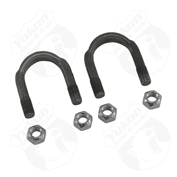 Yukon Gear 1310 and 1330 U/Bolt Kit (2 U-Bolts and 4 Nuts) For 9in Ford - Bull Strap