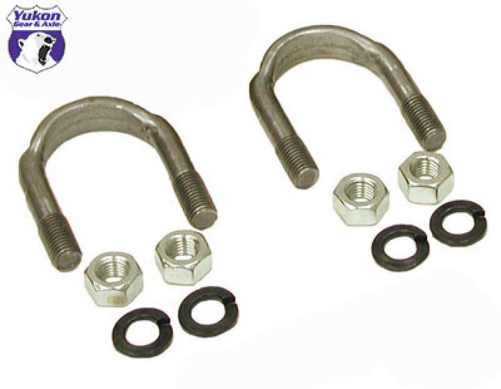Yukon Gear 1310 and 1330 U/Bolt Kit (2 U-Bolts and 4 Nuts) For 9in Ford - Bull Strap