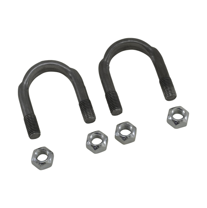 Yukon Gear 1310 and 1330 U/Bolt Kit (2 U-Bolts and 4 Nuts) For 9in Ford - Bull Strap
