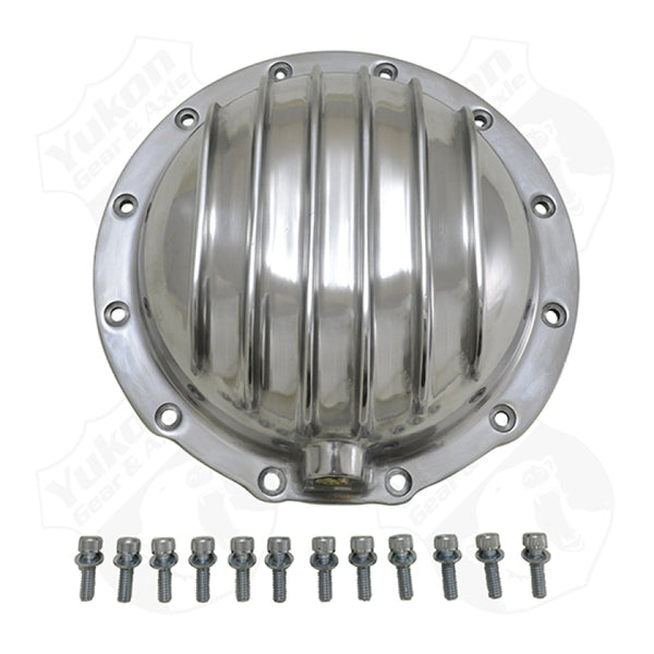 Yukon Gear Finned Polished Aluminum Cover For AMC Model 20 - Bull Strap