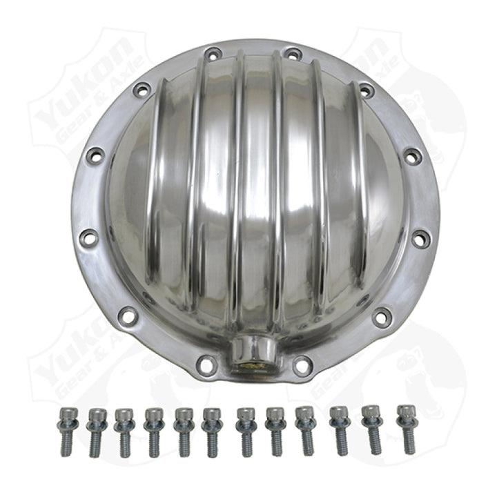 Yukon Gear Finned Polished Aluminum Cover For AMC Model 20 - Bull Strap