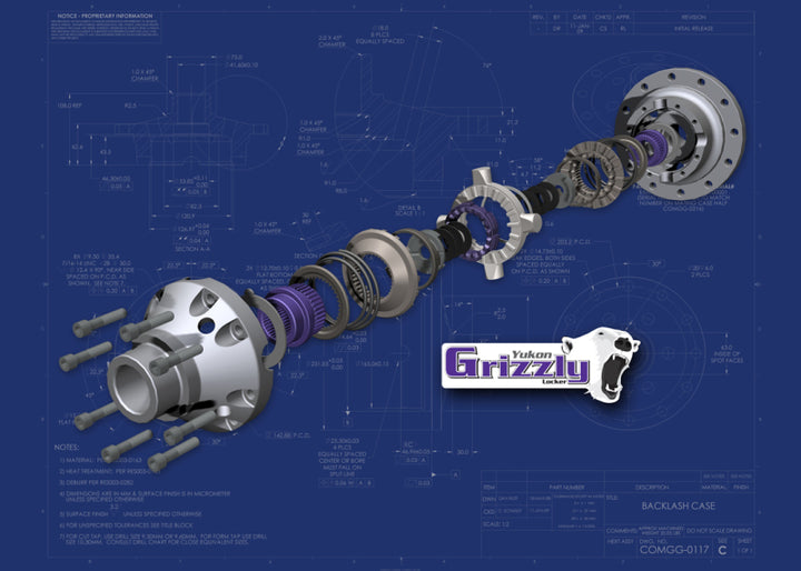 Yukon Gear Grizzly Locker / Ford 8.8in w/ 31 Splines - Bull Strap