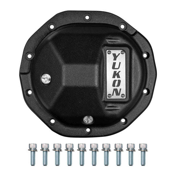 Yukon Gear Hardcore Diff Cover for 8.5inch GM Rear w/ 5/16inch Cover Bolts - Bull Strap